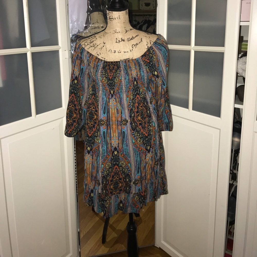 Off the shoulder dress
